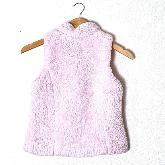 C&C California | Faux fur fluffy pink vest size 12 - Picture 5 of 10